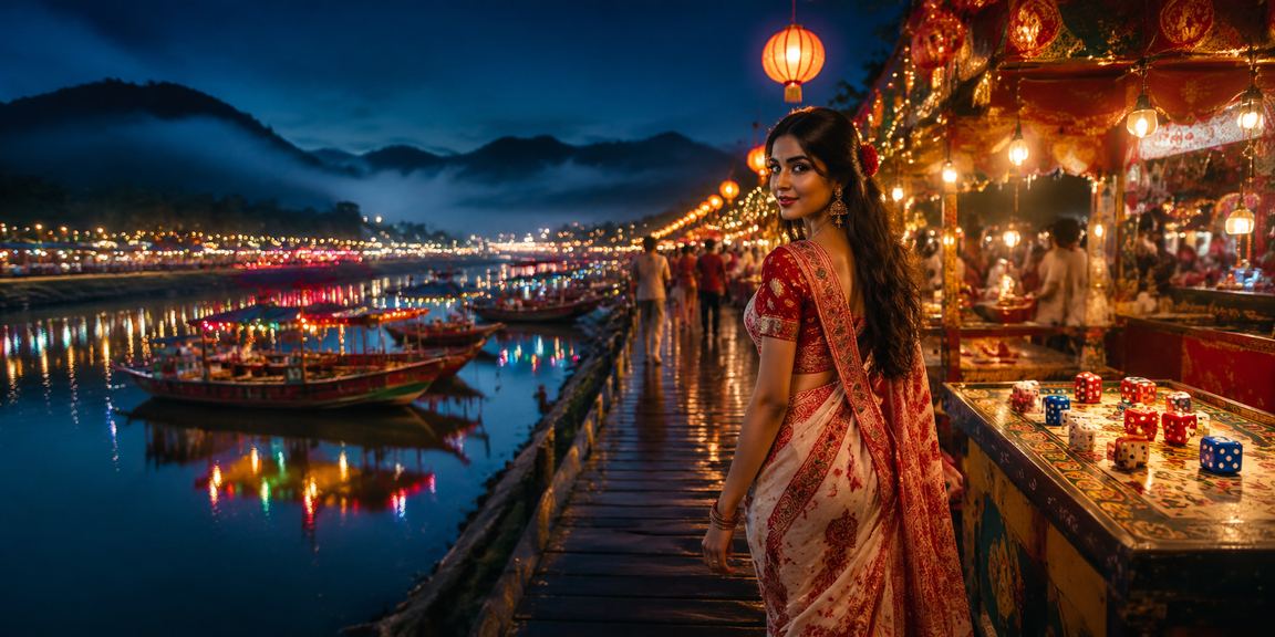 বান্দরবানে পহেলা বৈশাখের উৎসবে ডাইস গেম খেলার আনন্দময় দৃশ্য